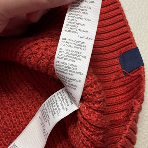 NWT - Fat Face Men's Waffle Knit Half Zip Neck Sweater - Size XL - Picture 12 of 12